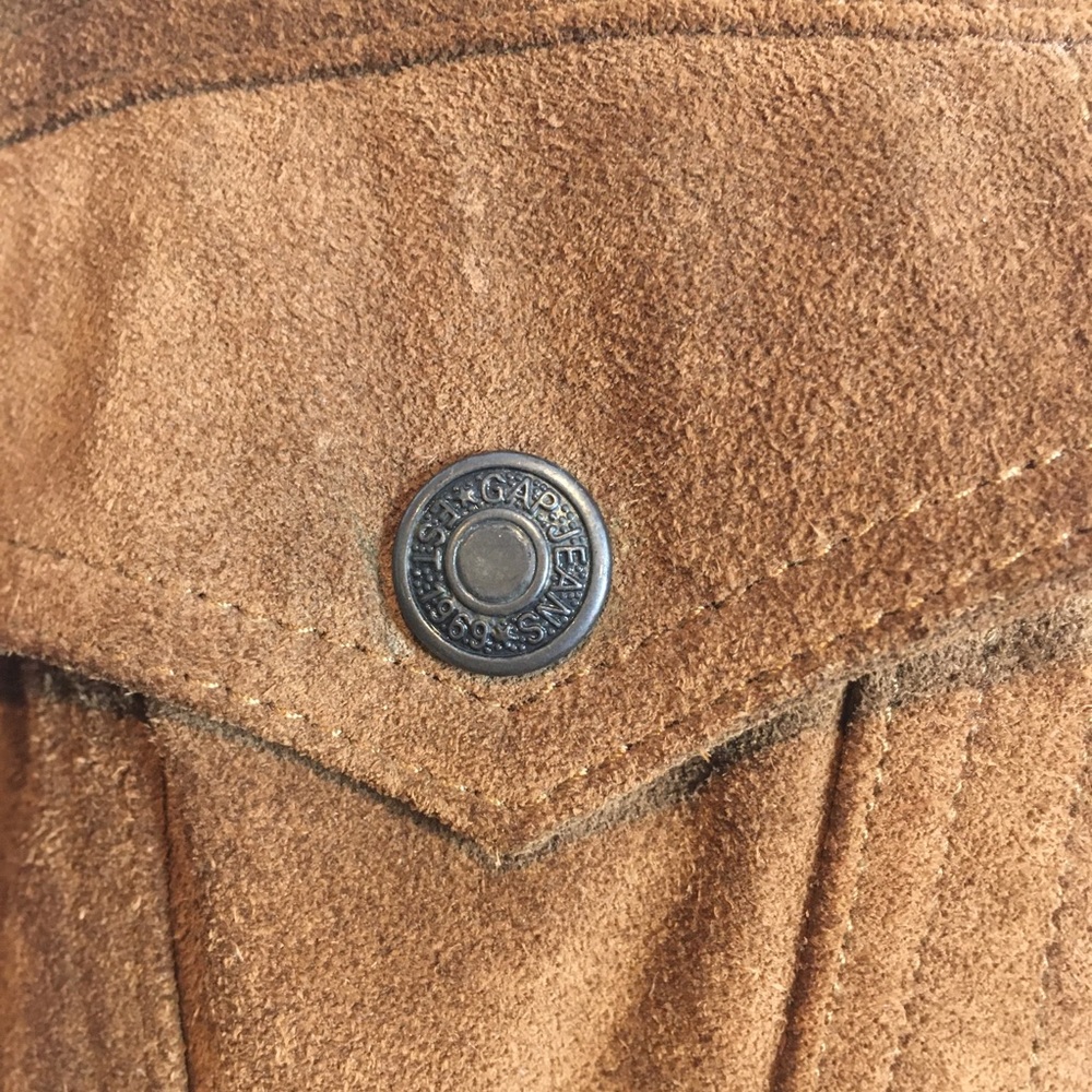 Vintage Gap Suede Leather Lined Jacket - Picture 4 of 7